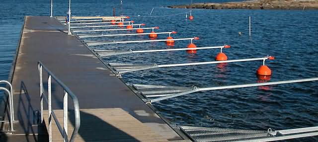 专业高品质新型轻型路亚艇钓鱼浮码头设计、建造工程 浮码头浮箱