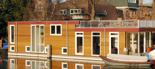 德普专业高品质水上漂浮住宅水上木屋、设计、建造、出口、供应