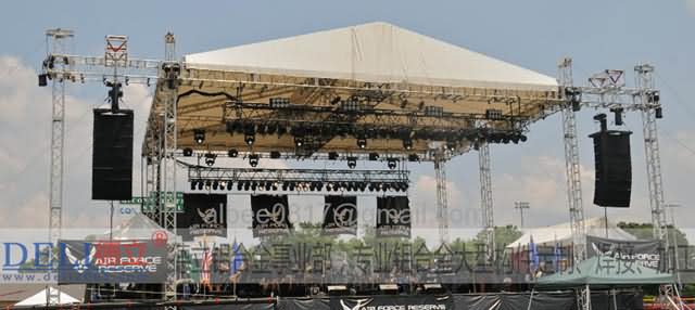 专业高品质可放音响大型铝合金桁架、铝插灯架定制、焊接、加工