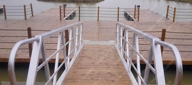 珠海横琴湿地公园浮动平台活动引桥